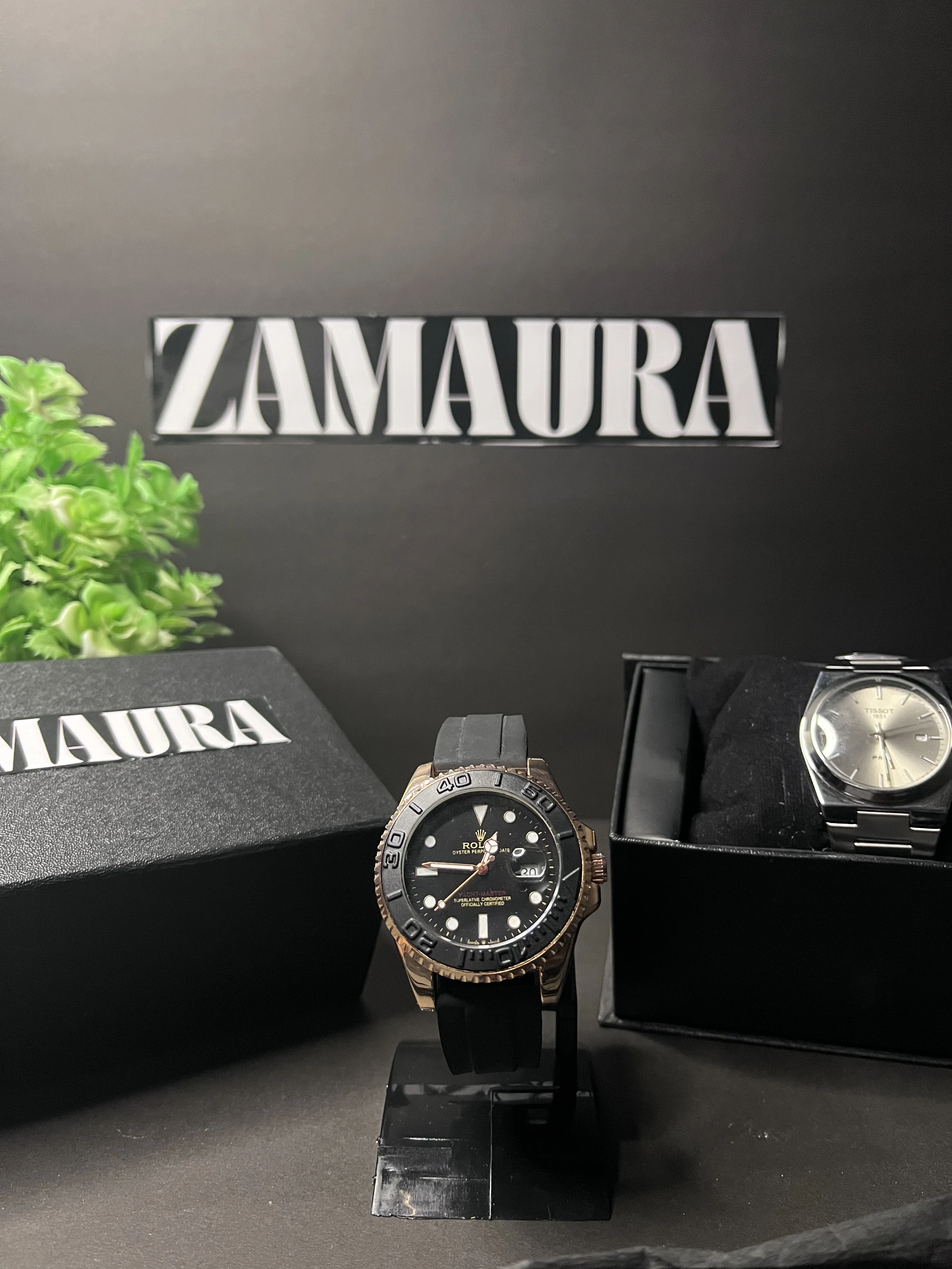 Black Strap Rolex